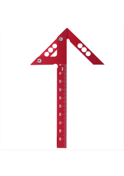 Merkez Bulucu Ahşap Işleme Meydanı 45/90 Derece Dik Açılı Çizgi Göstergesi Merkez Scribe Carpenter Cetvel Ahşap Ölçüm Aracı (Yurt Dışından) indirimleri