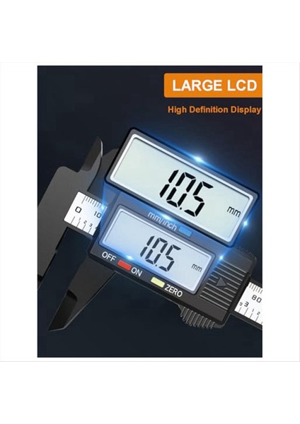 2 Paket Dijital Kaliper 0-6 Inç Dijital Kaliperler Büyük LCD Ekranlı Otomatik Kapatma Işlevi (Yurt Dışından) fiyatları