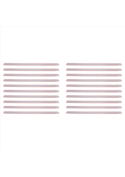 20X Groove Sağ Paslanmaz Çelik Metrik Cetvel 50 cm Paslanmaz Metrik Cetvel (Yurt Dışından)