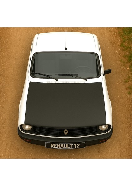 Renault 12 Toros Için Tam Kaput Maskesi – Yüksek Koruma, Sportif Mat Siyah Tasarım fiyatları