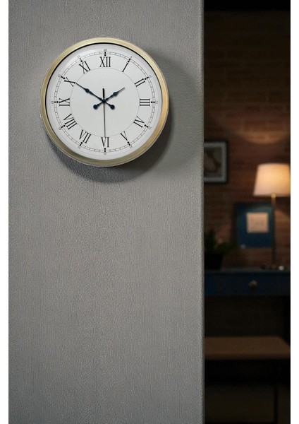 40 cm Eskitme Vintage Duvar Saati