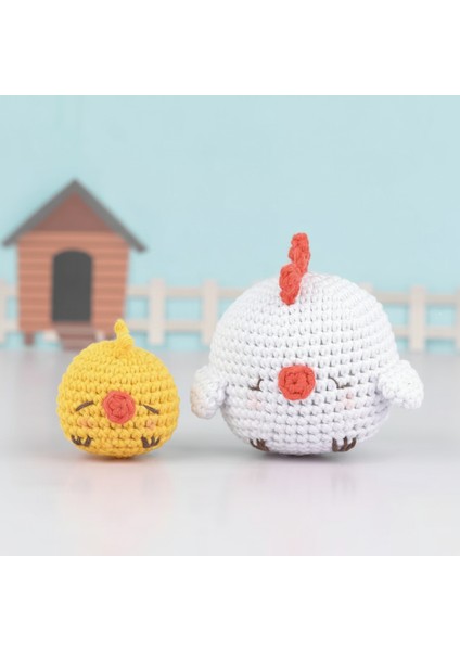 Sevimli Tavuk Amigurumi Yapım Kiti Türkçe - Hello Adorable Mother Hen fiyatları
