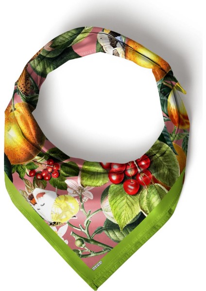 Tropik Meyve Desenli Bandana Fular fırsatları
