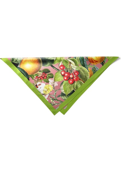 Tropik Meyve Desenli Bandana Fular indirimleri