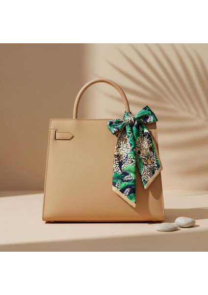 Leopar Desenli Bandana Fular fiyatları