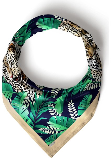 Leopar Desenli Bandana Fular fırsatları