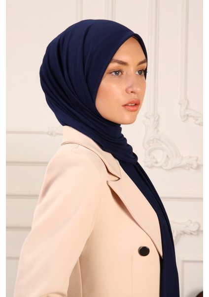 Klasik Penye Şal Lycralı Lacivert fırsatları