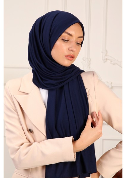 Klasik Penye Şal Lycralı Lacivert indirimleri