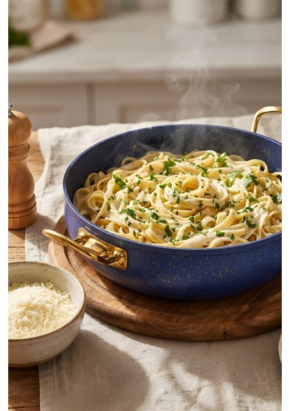 7 Parça Atlas Granit Tencere ve Tava Seti – 20 cm 2.5l, 24 cm 4.5l, 26 cm Basık 3l, 26 cm Tava indirimleri