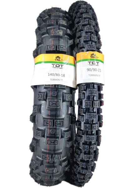 140/80-18 ve 90/90-21 Tt (Iç Lastikli Tip- Tubetype) Terrain Lastik Takımı fiyatları