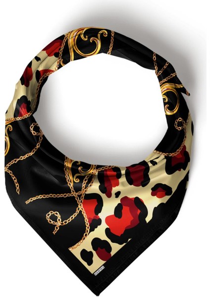 Zincirli Safari Desenli Bandana Fular fırsatları