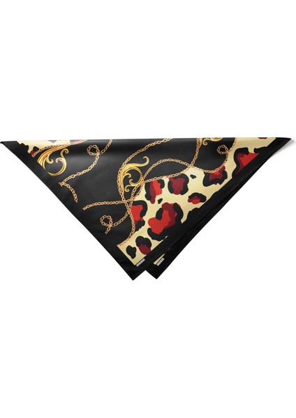 Zincirli Safari Desenli Bandana Fular indirimleri