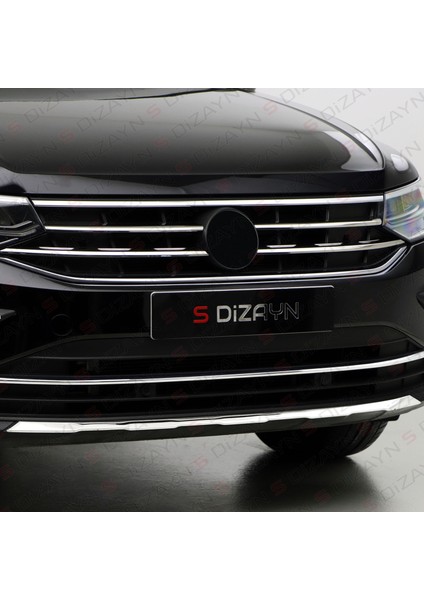 VW Tiguan Krom Ön Tampon Çıtası 2020-2024 (Parlak Krom)