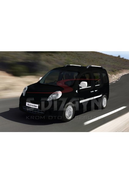 Renault Kangoo Krom Yan Kapı Çıtası 4 Prç 2008-2011 modelleri