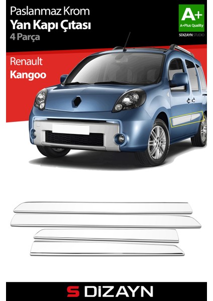 Renault Kangoo Krom Yan Kapı Çıtası 4 Prç 2008-2011 fırsatları