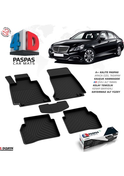 Mercedes E Serisi W212 4D Havuzlu Paspas 2009-2016 A+Kalite fırsatları