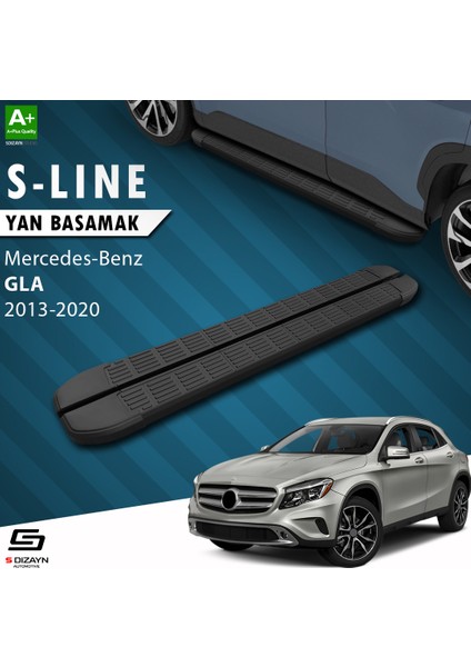 Mercedes GLA X156 S-Line Siyah Yan Basamak 183 Cm 2013-2020 A+ Kalite indirimleri