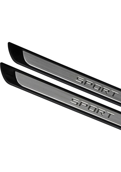 Fiat Doblo 2 Krom Kapı Eşik Koruması Sport Line 2015 Üzeri 2 Parça fiyatları