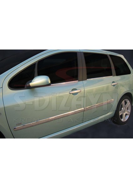 Peugeot 307 Krom Cam Çıtası 4 Prç 2001-2008 modelleri