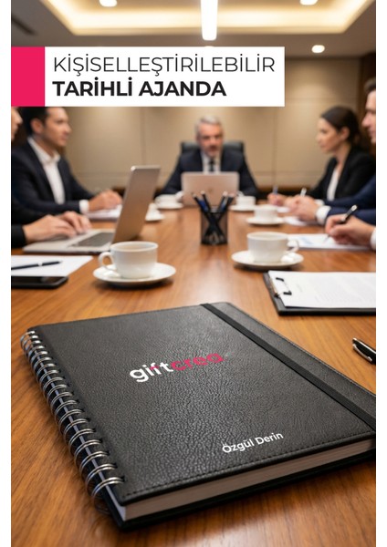 2026 Yılı Özel Termo Deri Gizli Spiralli Ajanda – 320 Sayfa | Kişiye & Kuruma Özel