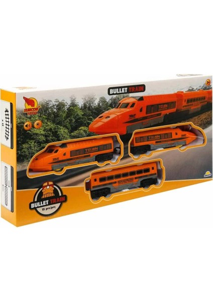 Sesli ve Işıklı Bullet Tren Seti 15 Parça indirimleri