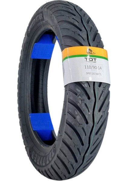 110/90-14 Tl (Tubeless - Dubleks) Speedstar Motosiklet Lastiği