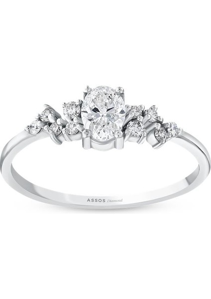 0.32 Karat Pırlanta Tektaş Yüzük