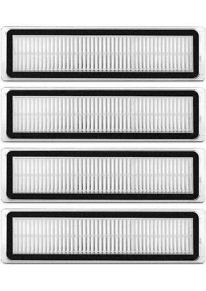 Dreame Bot D9 Max Robot Süpürge Uyumlu 4'lü Hepa Filtre- Yedek Parça Seti
