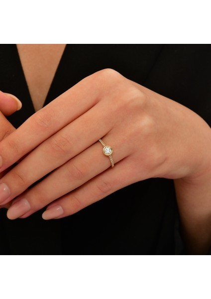 0.24 Karat Pırlanta Tektaş Yüzük modelleri