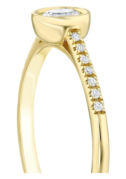 0.17 Karat Pırlanta Tektaş Yüzük indirimleri