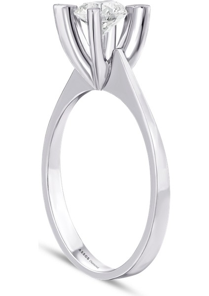 0.10 Karat Pırlanta Tektaş Yüzük