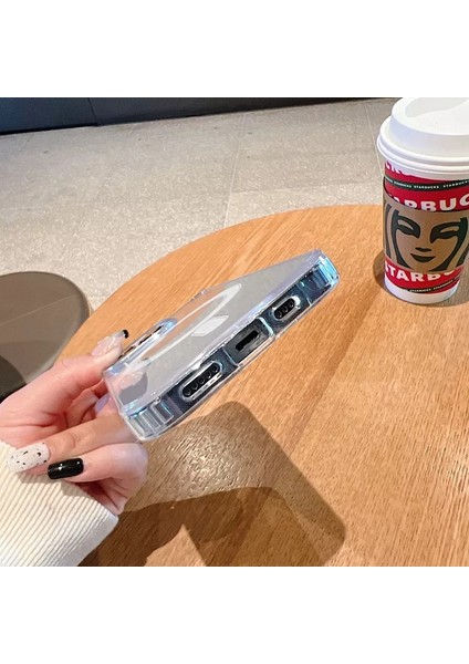 Iphone 15 Promax Magsafe Uyumlu Şeffaf Darbeye Dayanıklı Wireless Destekli Mükemmel Manyetik Silikon Kılıf fırsatları