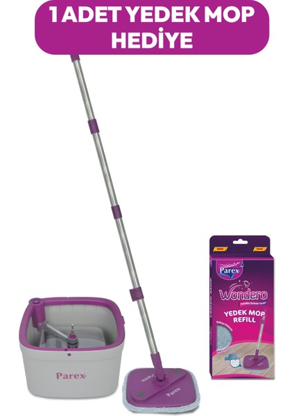 Wondero Temizlik Seti + Yedek Paspas Mop