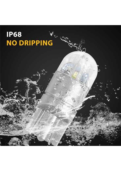 20PCS 6000K Canbus T10 168 194 W5W Dome Lisans Yan Işaretleyici LED Ampul Beyaz (Yurt Dışından) fiyatları