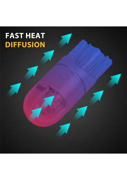 20PCS 6000K Canbus T10 168 194 W5W Dome Lisans Yan Işaretleyici LED Ampul Beyaz (Yurt Dışından) modelleri