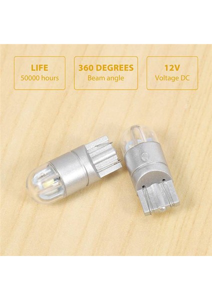 20PCS 6000K Canbus T10 168 194 W5W Dome Lisans Yan Işaretleyici LED Ampul Beyaz (Yurt Dışından) fırsatları