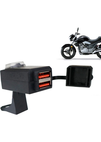 Motosiklet Gideri Qc 3.0 Çift USB 9V-12V Şarj Cihazı Motosiklet Su Geçirmez Şarj Cihazı Adaptör Soketi (Yurt Dışından) fiyatları