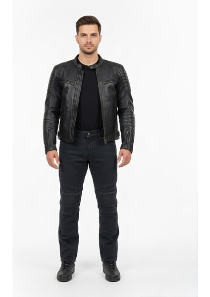 Dublin 2 Kevlar Motosiklet Kot Pantolonu Siyah modelleri