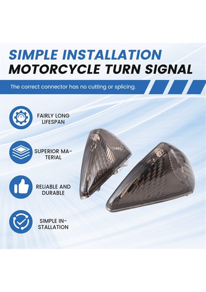 2 Adet Motosiklet Dönüş Sinyali Göstergesi Honda VFR800 Vfr 800 1998-2001 Motosiklet Aksesuarları (Yurt Dışından) fırsatları