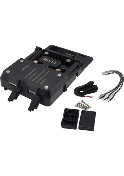 Bmw R1200GS Adv Modifiye Aksesuarlar Için Motosiklet Telefon Tutucu Navigasyon Şarj Tutucu Stand Braketi (Yurt Dışından)