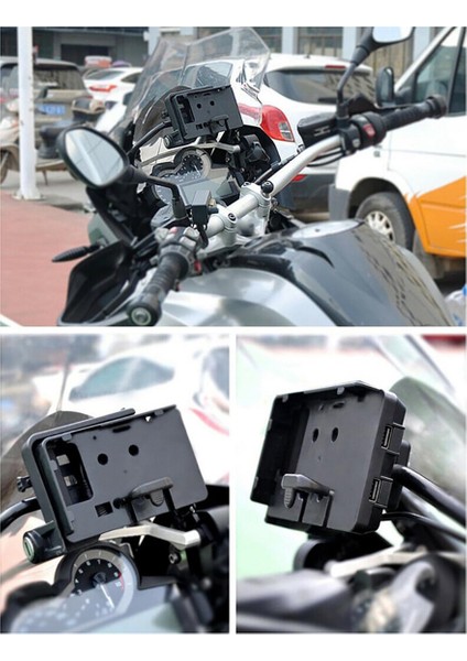 Bmw R1200GS Adv Modifiye Aksesuarlar Için Motosiklet Telefon Tutucu Navigasyon Şarj Tutucu Stand Braketi (Yurt Dışından) fiyatları