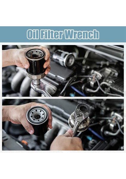 Yağ Filtre Kapağı Anahtarı 14 Flüt Toyota Için 4 Yuva Çıkarma Aracı Camry Rav4 Highlander 2.5l-5.7l Motor, Gümüş Beyaz (Yurt Dışından) modelleri