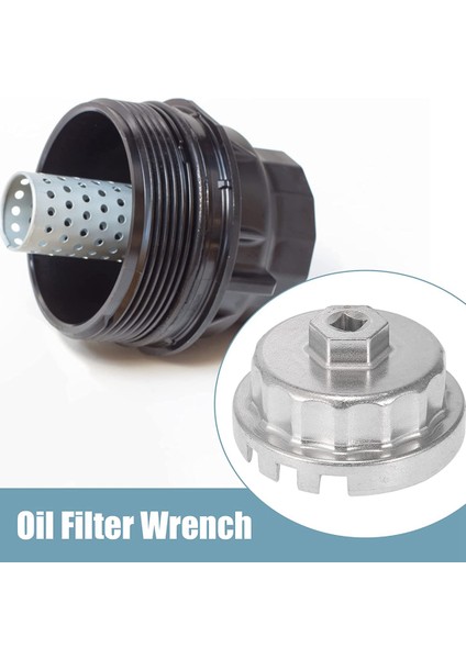 Yağ Filtre Kapağı Anahtarı 14 Flüt Toyota Için 4 Yuva Çıkarma Aracı Camry Rav4 Highlander 2.5l-5.7l Motor, Gümüş Beyaz (Yurt Dışından) fırsatları