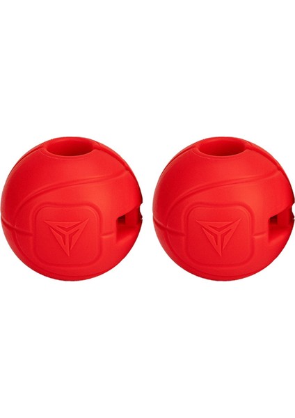 Motowolf Motosiklet 25MM Motor Koruma Güzünü Önleme Topu Korumalı Blok Çarp Çubuğu Tampon Koruyucu Dekoratif Kırmızı Top (Yurt Dışından)