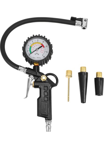 Araç Lastiği Basınç Göstergesi 220 Psı Lastik Şişiricisi Basınç Göstergesi Hava Kompresörü Arabalar Motosiklet Bisikletleri (Yurt Dışından)