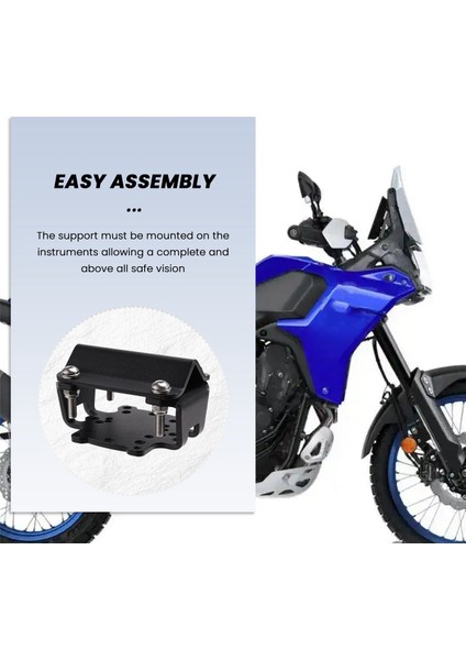 Motosiklet Gezinti Bracket Cep Telefonu Gps Plaka Braketi Yamaha Için Telefon Tutucu Tenere 700 Tenere 700 TENERE700 (Yurt Dışından) indirimleri