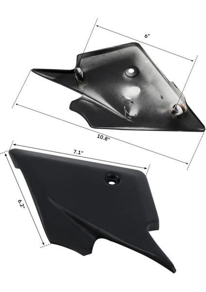 Motosiklet Siyah Sol Sağ Yan Paneller Suzuki SV650 Sv 650 2005-2011 Için Çerçeve Kapak (Yurt Dışından) indirimleri
