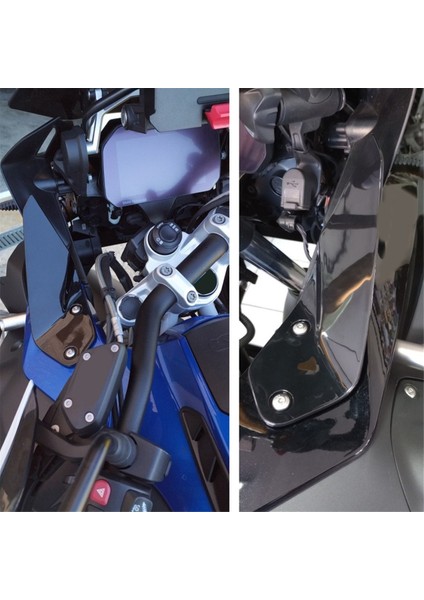 Bmw R1200GS Adv 2014-2020 R1250GS Adv 2019-2021 A Için Motosiklet Yan Ön Cam Ön Paneli Rüzgar Deflektörü (Yurt Dışından) fiyatları