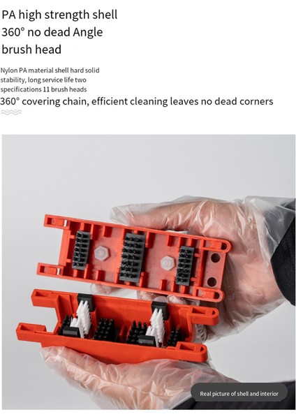 Motosiklet Otomatik Zincir Temizleme Kiti Fırça Yıkama Zinciri Bakım Araçları Otomatik Zincir Temizleyici Araç Kiti (Yurt Dışından) modelleri