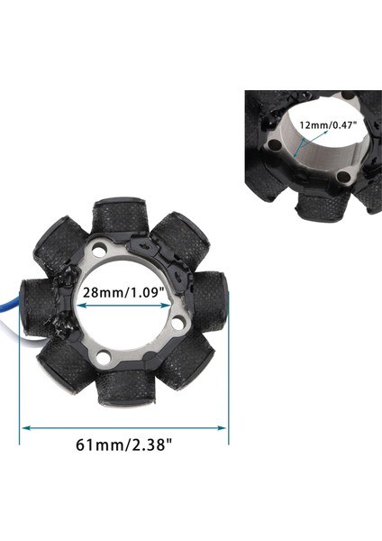 31120-MEN-A11 Motosiklet Magneto Jeneratör Honda CRF250 CRF250R CRF450R 2008 Crf 250R 450R 31120-MEN-730 (Yurt Dışından) modelleri